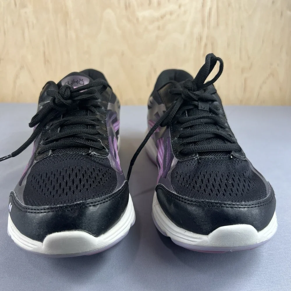 Ryka Devotion Plus 3 Women's Size 9.5M Black Purple Running Shoes Comfort